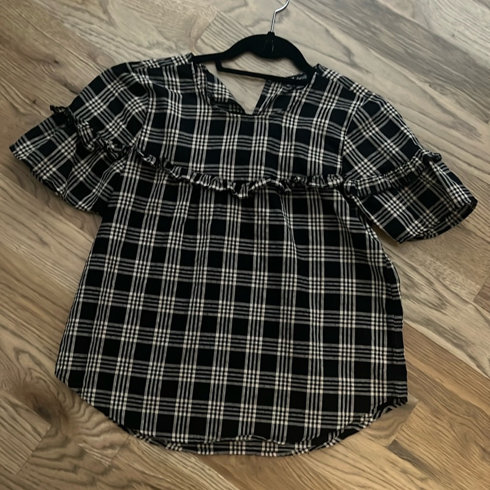 XS short sleeve madewell blouse